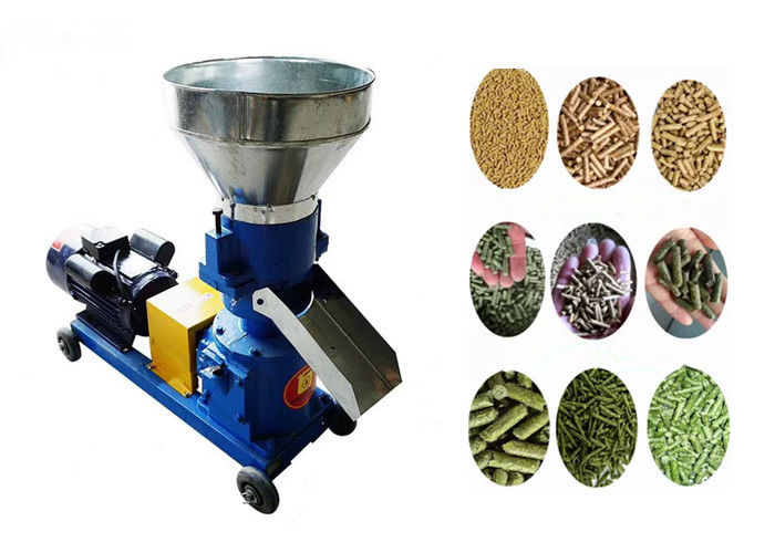 Chicken 500KG/H Animal Feed Making Machine With Flat Die